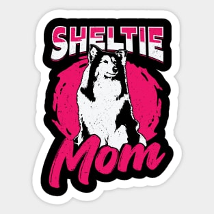 Sheltie Mom Dog Shetland Sheepdog Lover Gift Sticker